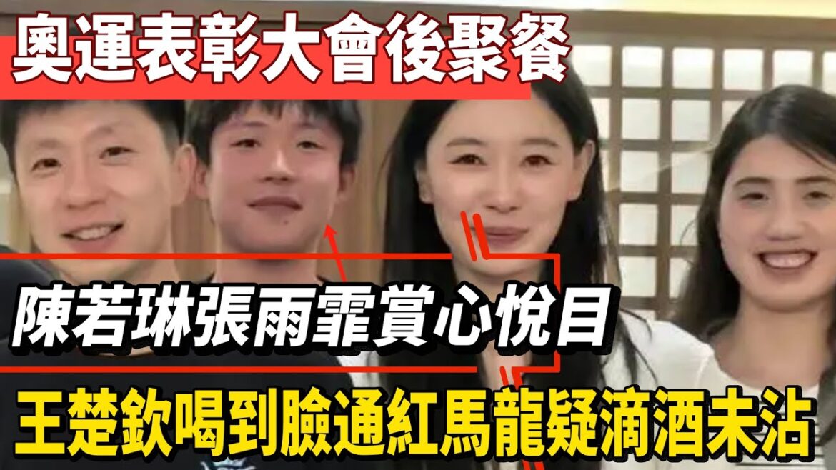 奧運錶彰大會後聚餐！陳若琳、張雨霏賞心悅目！王楚欽喝到臉通紅，馬龍疑滴酒未沾！#王楚欽#孫穎莎#鄭欽文#哈利夫#全紅嬋#陳芋汐#陳若琳#梅西#Messi#Mbappé#巴黎奧運會#球星那些事