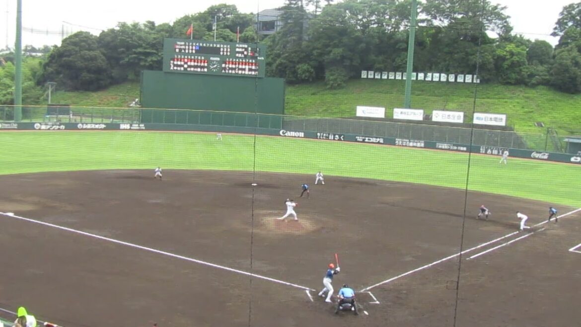 かつて一軍で活躍した陽岱鋼を打ち取る赤星優志＜読売ジャイアンツ対オイシックス新潟アルビレックスBC 　2024年7月9日＞