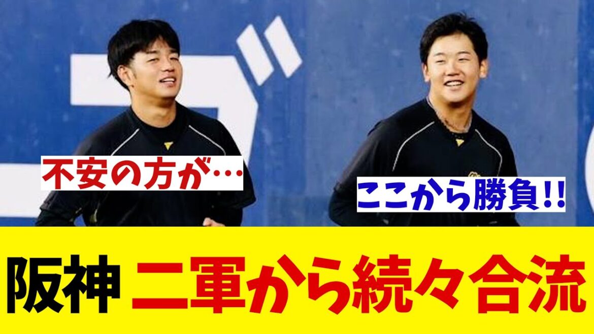 阪神　二軍から続々と選手が合流！！！【野球情報】【2ch 5ch】【なんJ なんG反応】【野球スレ】