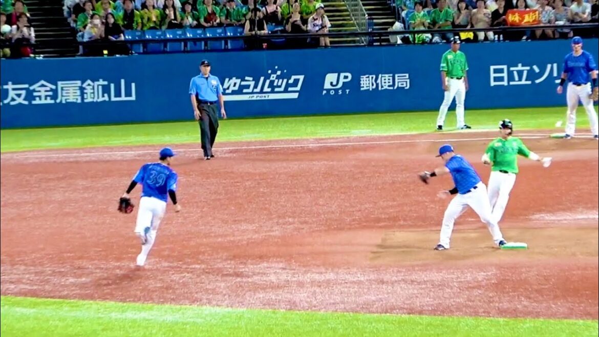 ショートスタメン、西浦直亨の守備まとめ！ 横浜DeNAベイスターズ 2024/8/24