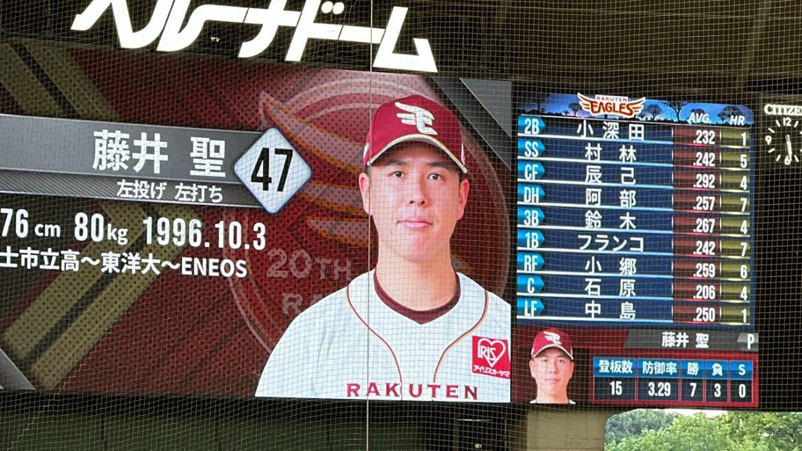 今日から3連戦 イーグルス試合前スタメン発表 【西武vs楽天】2024/8/23 ライオンズフェスティバルズ