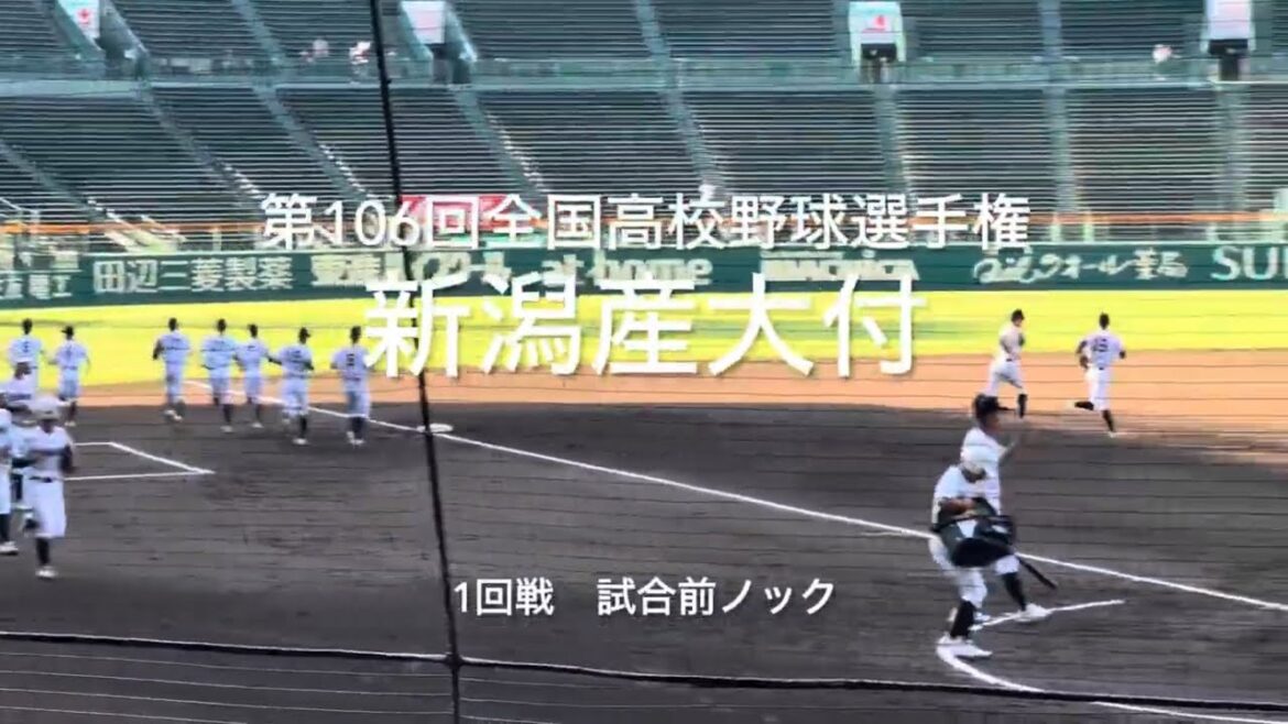 新潟代表新潟産大付1回戦の試合前ノック【2024第106回全国高校野球選手権大会第3日第1試合 花咲徳栄vs新潟産大付】#第106回全国高校野球選手権#花咲徳栄#新潟産大付#甲子園球場#試合前ノック 新潟代表新潟産大付1回戦の試合前ノック【2024第106回全国高校野球選手権大会第3日第1試合 花咲徳栄vs新潟産大付】#第106回全国高校野球選手権#花咲徳栄#新潟産大付#甲子園球場#試合前ノック