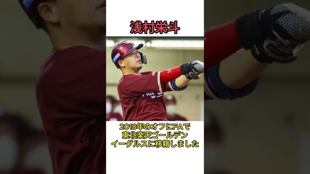 浅村栄斗の力強いバッティング