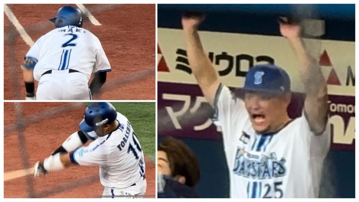【筒香嘉智】高校野球監督のようなゲキ！牧秀悟、戸柱恭孝が髙橋宏斗から連続タイムリーヒット先制1回裏横浜DeNAベイスターズ2024年8月20日中日ドラゴンズ横浜スタジアム高橋