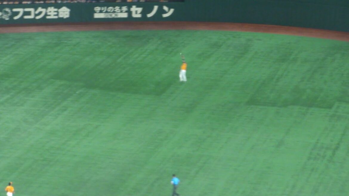 巨人 丸佳浩 ナイスプレー　巨人 vs 中日　2024年8月23日(金) 東京ドーム