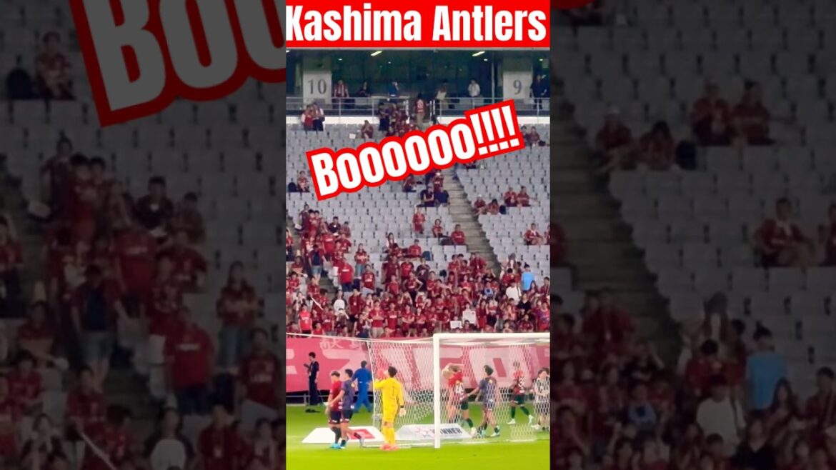 【敗戦後ブーイング、悔しさをあらわにする鈴木優磨選手】鹿島アントラーズ（2024）味の素スタジアム