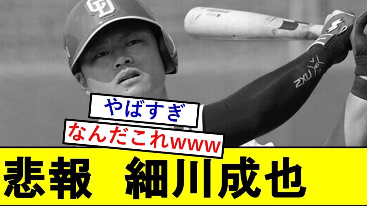 【悲報】細川成也さん、とんでもない事実が発覚してしまうwwwwwww【中日ドラゴンズ】