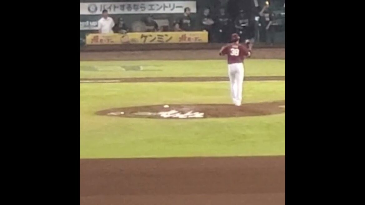 20240721　緊急登板！#弓削隼人 の投球練習　#shorts　東北楽天ｺﾞｰﾙﾃﾞﾝｲｰｸﾞﾙｽ　投球ﾌｫｰﾑ@ほっともっとﾌｨｰﾙﾄﾞ神戸･ﾚﾌﾄ外野