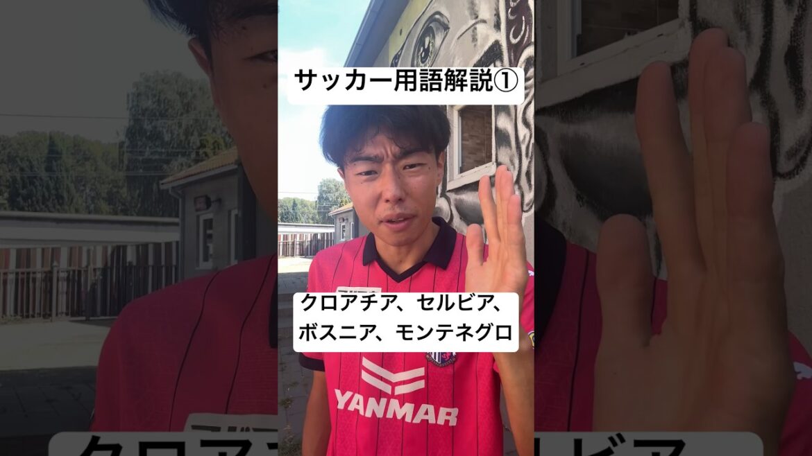 サッカー用語解説①【クロアチア・モンテネグロ・セルビア・ボスニア】#shorts #サッカー #海外サッカー