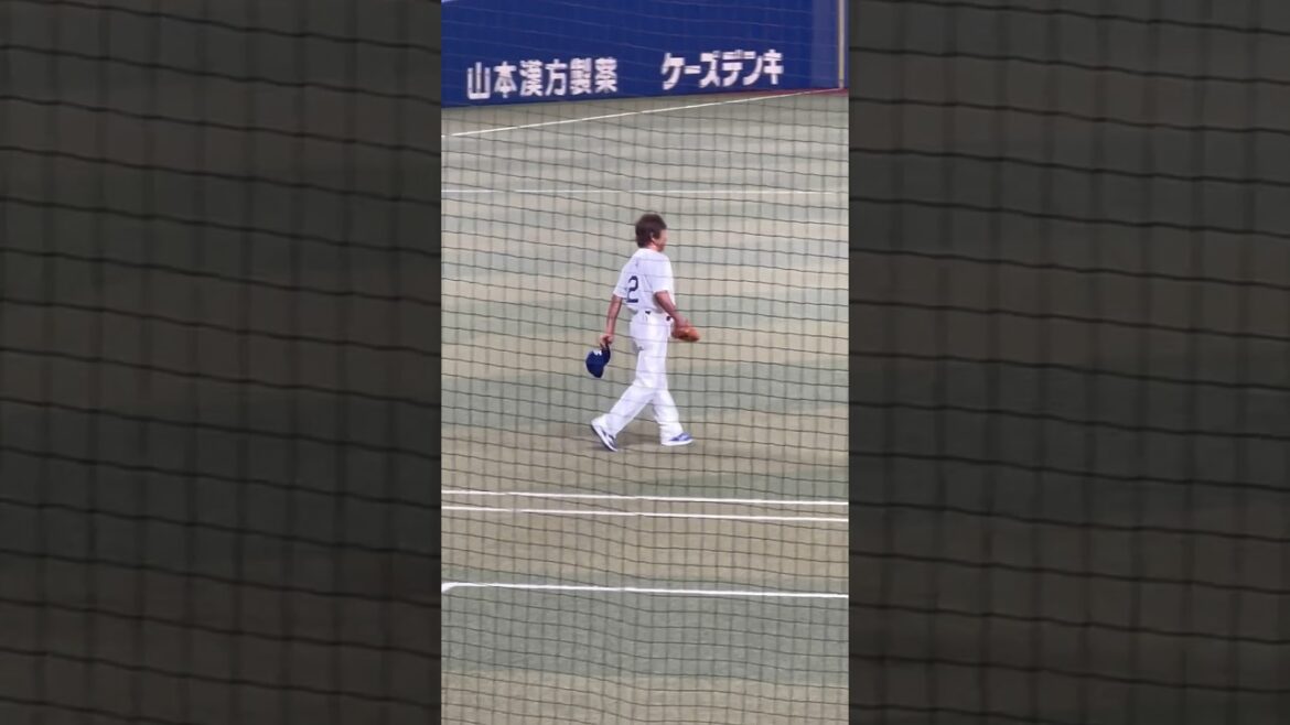 右、福留✨中、平野✨左、田尾✨三、宇野✨遊、李✨二、上川✨一、小笠原✨捕、中尾✨投、小松✨昇竜🔥先発守備✨💫中日レジェンドOB戦2024.7.25 ナゴヤドーム　#田尾 #ピカイチ #中日