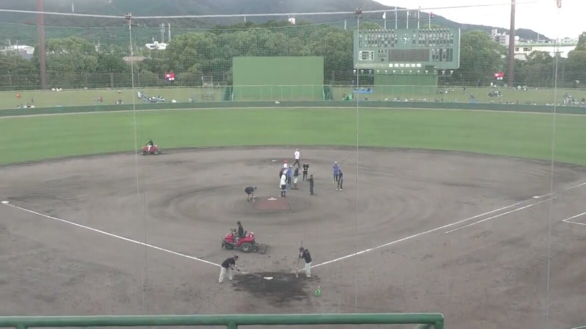 コールのたびに「イエーイ」とファンから歓声がおこる#豊橋市民球場 #スタメン発表　2024年08月25日　中日 - オリックス　１９回戦　