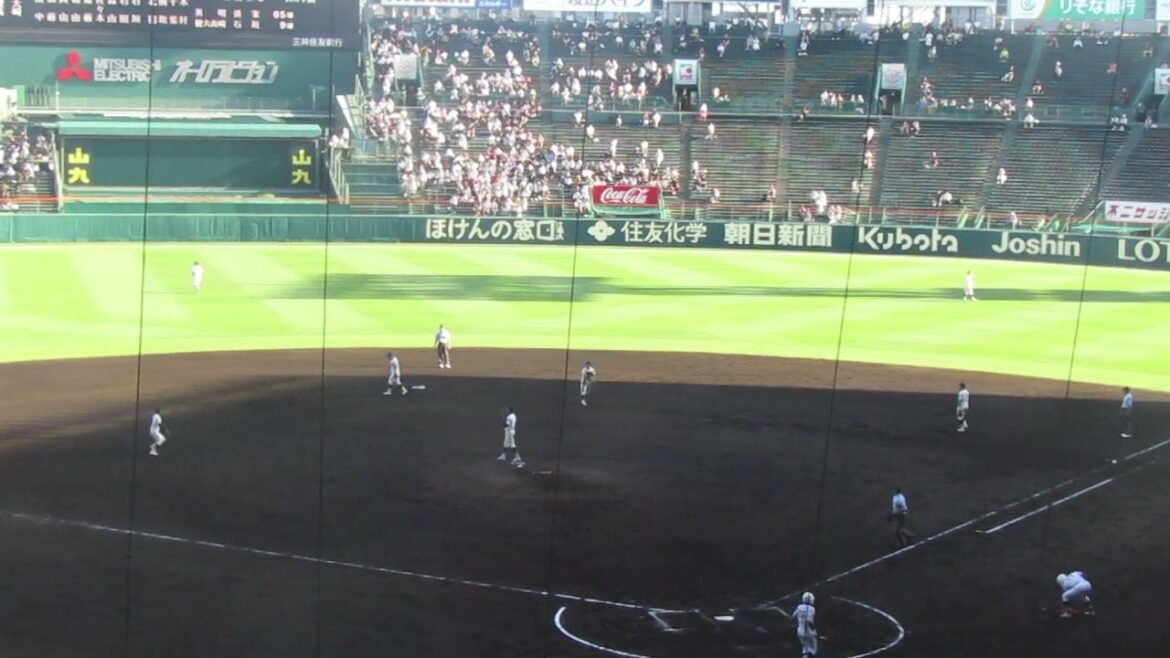 【健大高崎】石田 雄星くんが一死から相手のファンブルで出塁（2024年8月7日 夏の甲子園 健大高崎 対 英明）