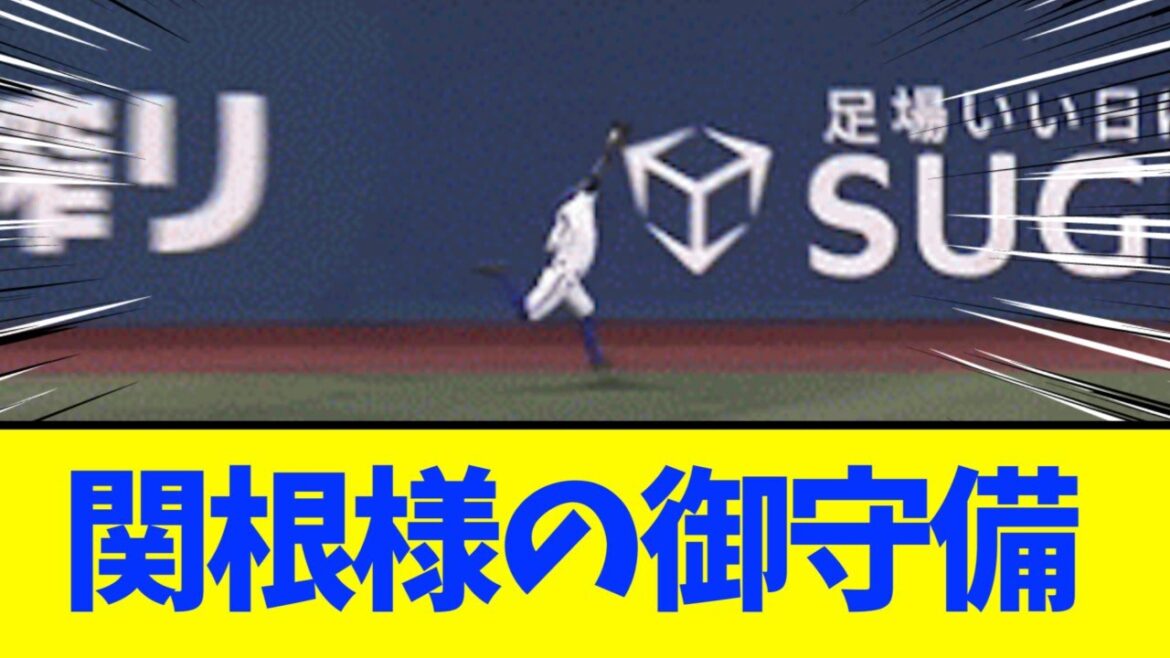 【DeNA】関根様の御守備をご覧下さい