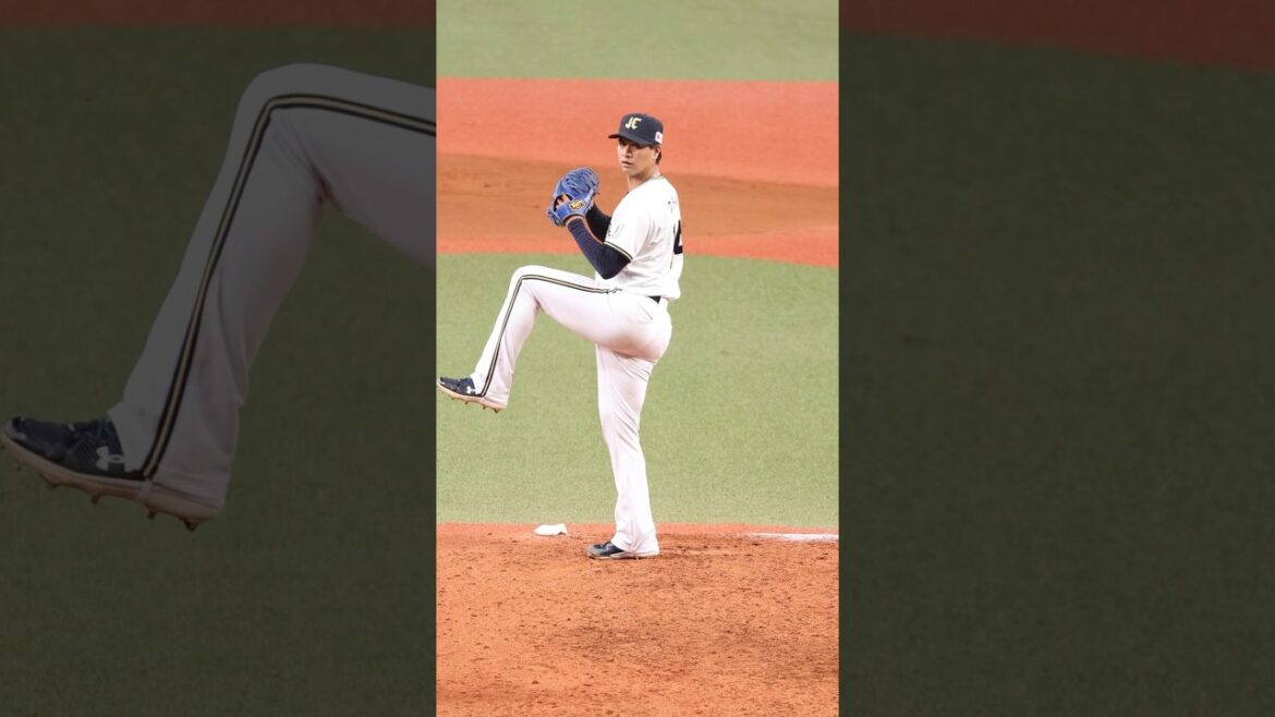 バックネット裏から見るオリックス投手陣(240504) #オリックスバファローズ #宇田川優希 #プロ野球