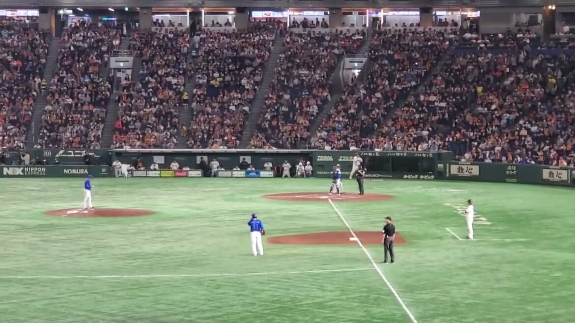 20240406　ﾋﾄｽｼﾞ貫く♪【長野久義 応援歌】　5回ｳﾗ　読売ｼﾞｬｲｱﾝﾂ(巨人)@東京ﾄﾞｰﾑ･ﾚﾌﾄ外野