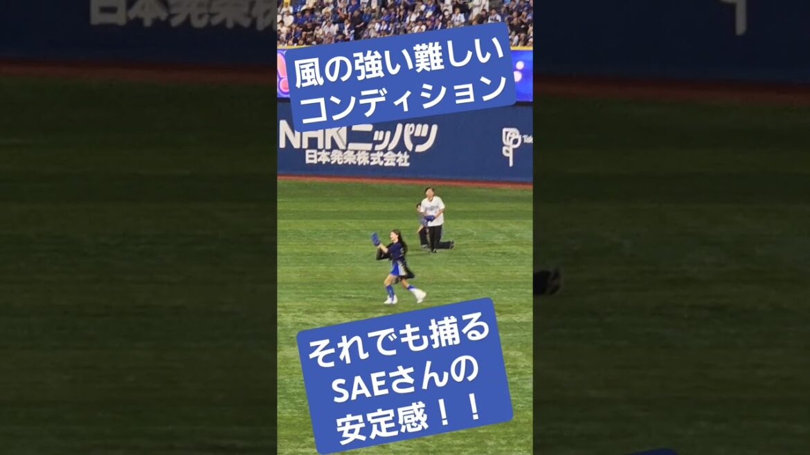 dianaのフライキャッチ名人SAEさんスゴすぎる #2024 #プロ野球 #ベイスターズ