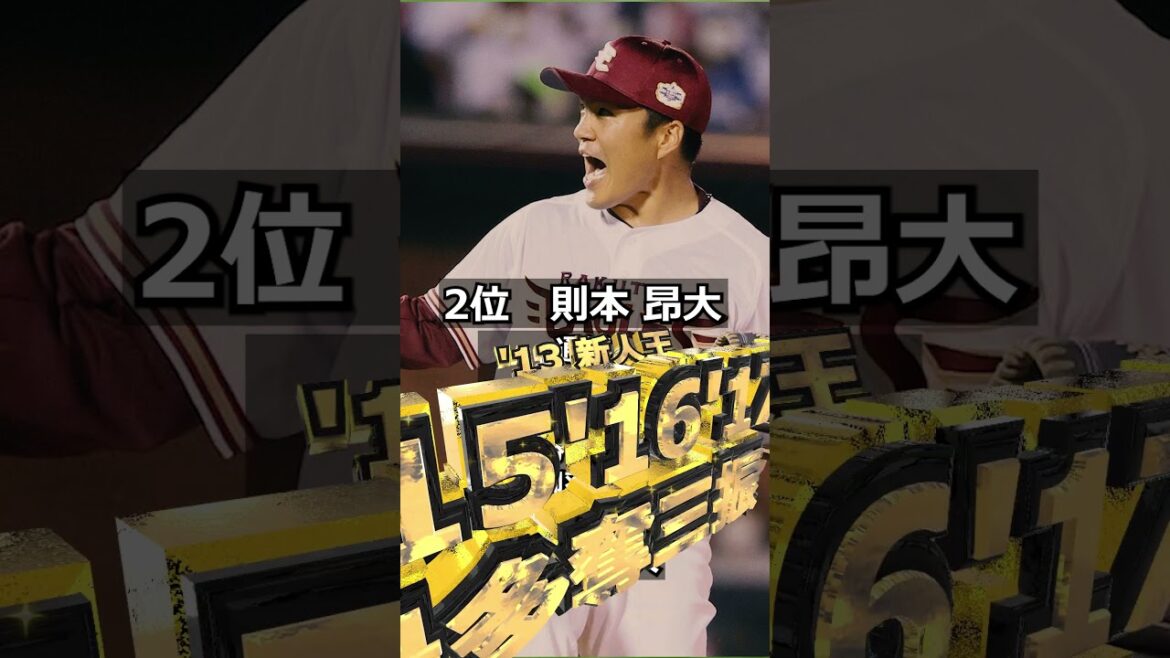 【2012年東北楽天ゴールデンイーグルス】ドラフト答え合わせ　#shorts  #プロ野球 #野球  #ドラフト2024 #ドラフト候補 #プロスピ