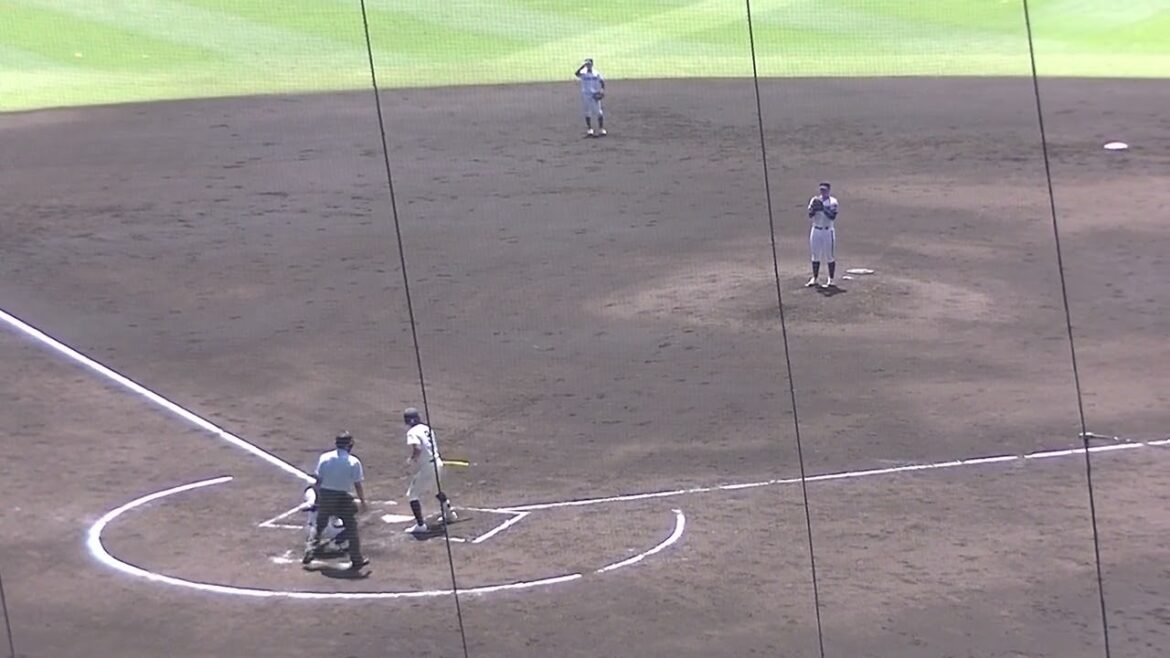 金足農業 吉田 大輝くんお兄ちゃんみたいなストレート！144キロで斉藤 大将くんから三振奪う（2024年8月9日 甲子園1回戦 金足農業 対 西日本短大付）