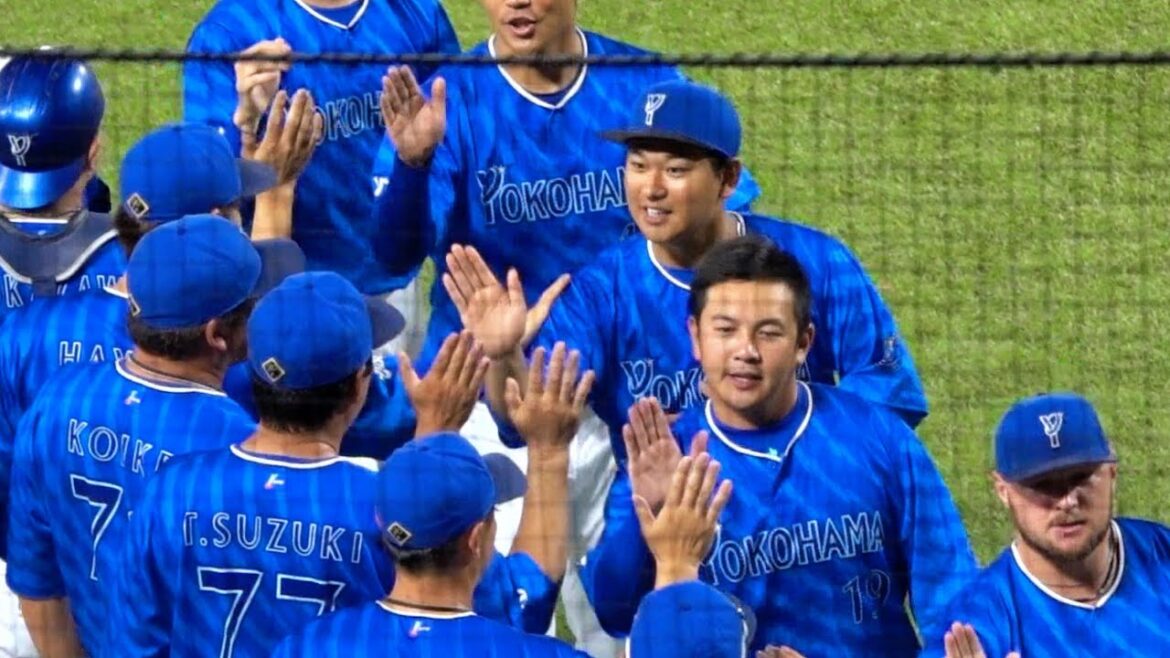 吉野光樹プロ初勝利！嬉しい嬉しいハイタッチ！おめでとう！2024/08/23 横浜DeNAベイスターズ