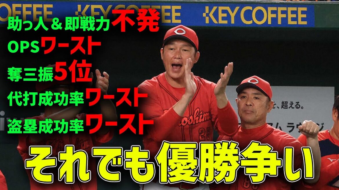 【勝負の最終盤】広島東洋カープ、戦力ダウン&助っ人不発&指標苦戦でも優勝争いできている理由とは? 【勝負の最終盤】広島東洋カープ、戦力ダウン&助っ人不発&指標苦戦でも優勝争いできている理由とは?