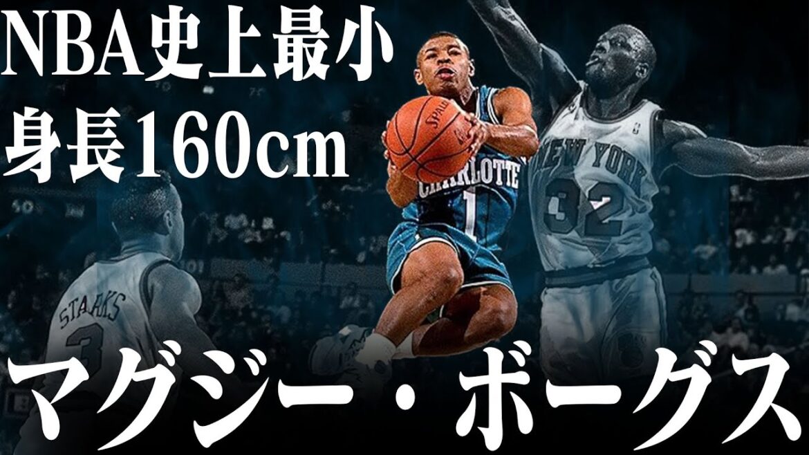 【NBA】史上最小160cmの司令塔 マグジーボーグス