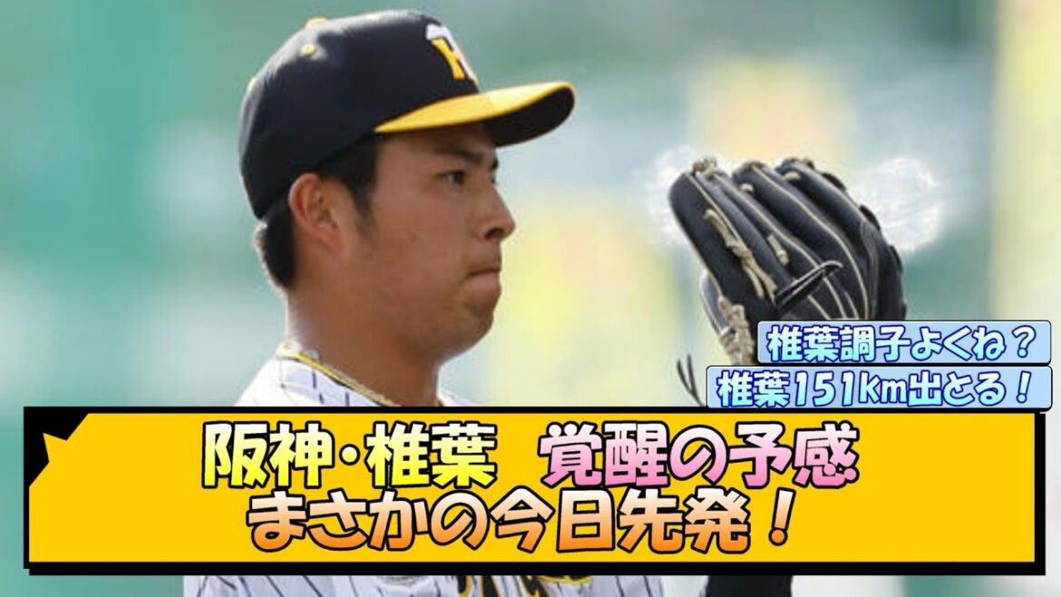 【最速151km！】阪神・椎葉 まさかの今日先発！【なんJ/2ch/5ch/ネット 反応 まとめ/阪神タイガース/岡田監督】