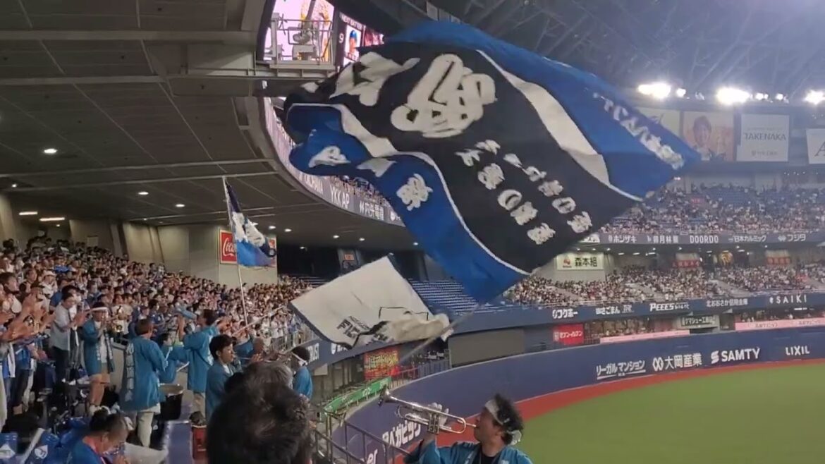 20240707　北海道日本ﾊﾑﾌｧｲﾀｰｽﾞ　3回表　攻撃前の2連@京ｾﾗﾄﾞｰﾑ大阪･ﾚﾌﾄ外野下段