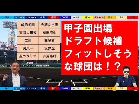 甲子園で活躍したドラフト候補投手編!どの球団が合いそう?【西尾典文さん】 甲子園で活躍したドラフト候補投手編!どの球団が合いそう?【西尾典文さん】
