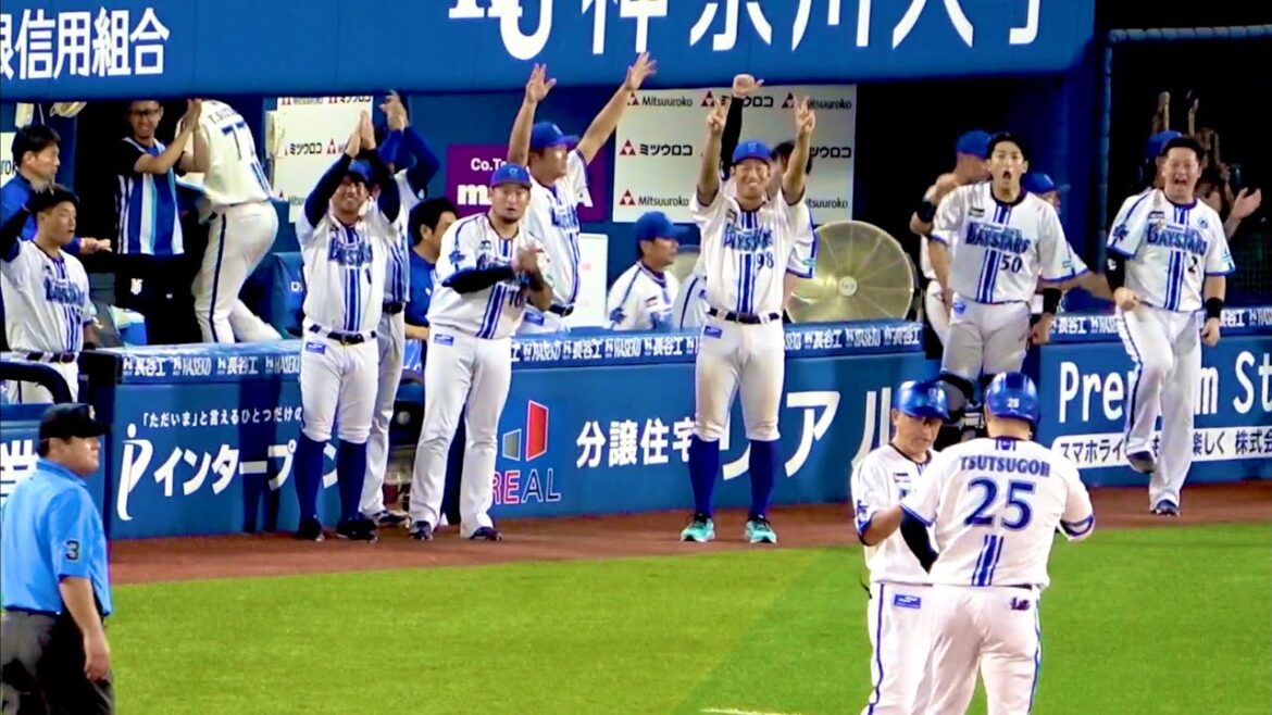 筒香嘉智のヒットにどんちゃん騒ぎのベンチ！ 7回の攻撃ハイライト！ 横浜DeNAベイスターズ 2024/8/27