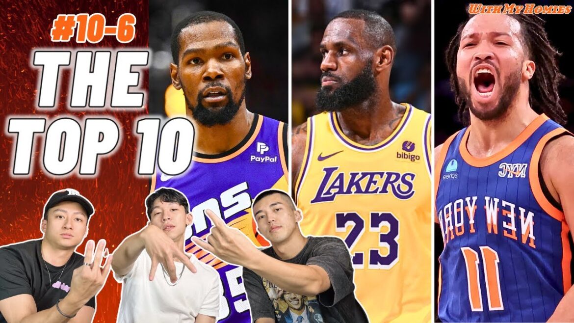 排名NBA TOP 10 Players (2023-24) / No.10 - No.6 / Curry不能當第十名守門員？