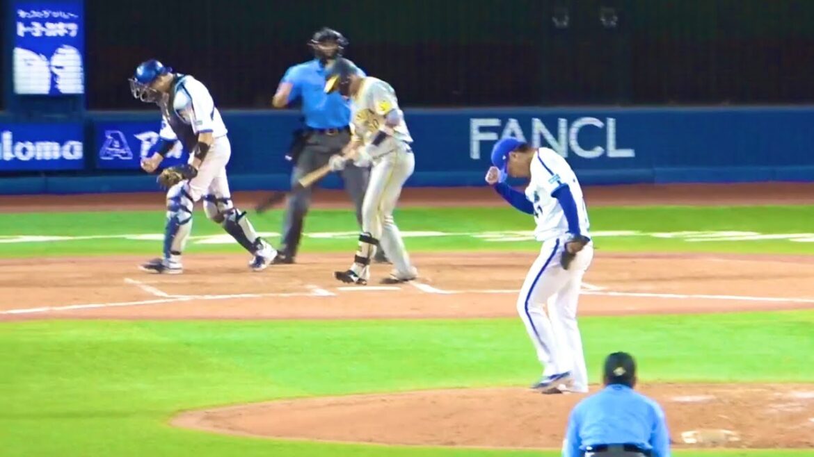 佐々木千隼、一打同点も渾身の火消しにガッツポーズ！ 横浜DeNAベイスターズ 2024/8/27