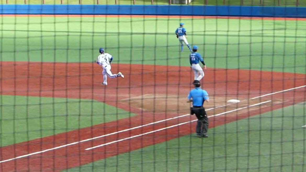 2024年8月25日イースタンリーグ 北海道日本ハム戦・ 松尾 汐恩 選手の第4打席