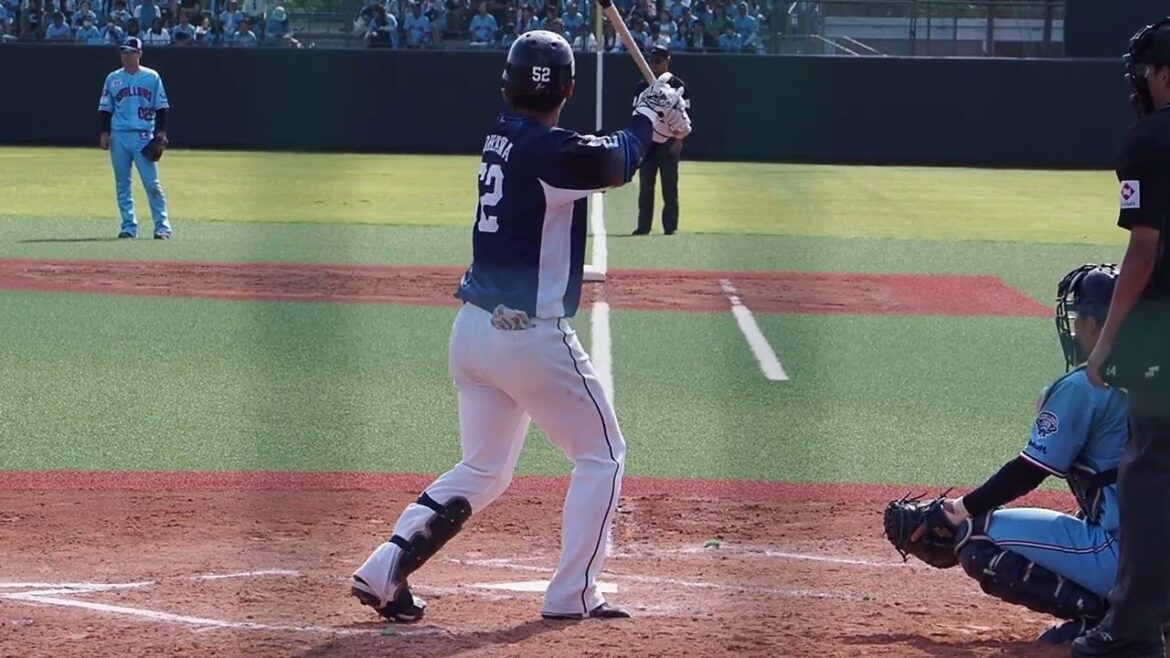 2024.05.25 東京ヤクルト-埼玉西武(ヤクルト戸田) 陽川尚将 打席シーン