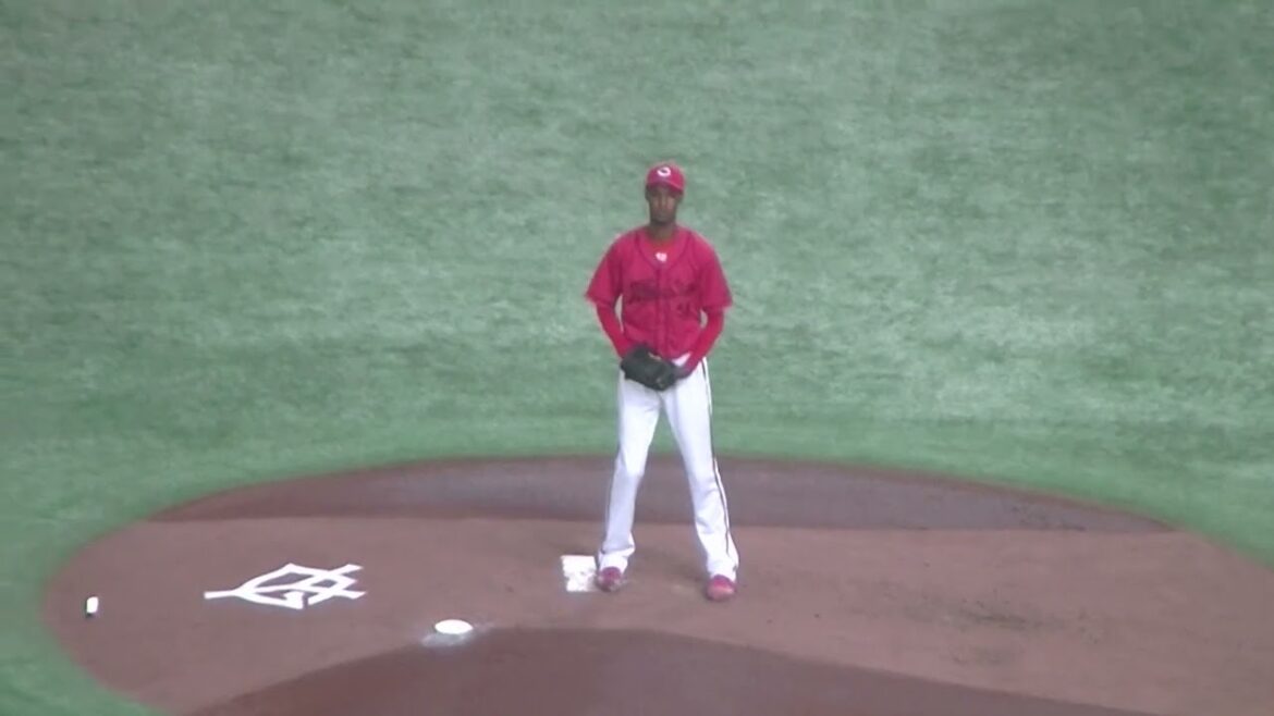 カープ アドゥワ誠の投球フォーム【読売ジャイアンツ対 広島東洋カープ  2024年8月6日】