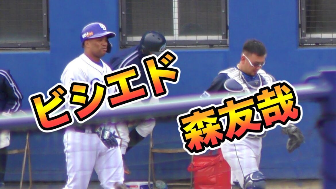 凡退したビシエド、森友哉へ声をかける【中日ドラゴンズ 西武ライオンズ 2021年 プロ野球 オープン戦】 凡退したビシエド、森友哉へ声をかける【中日ドラゴンズ 西武ライオンズ 2021年 プロ野球 オープン戦】