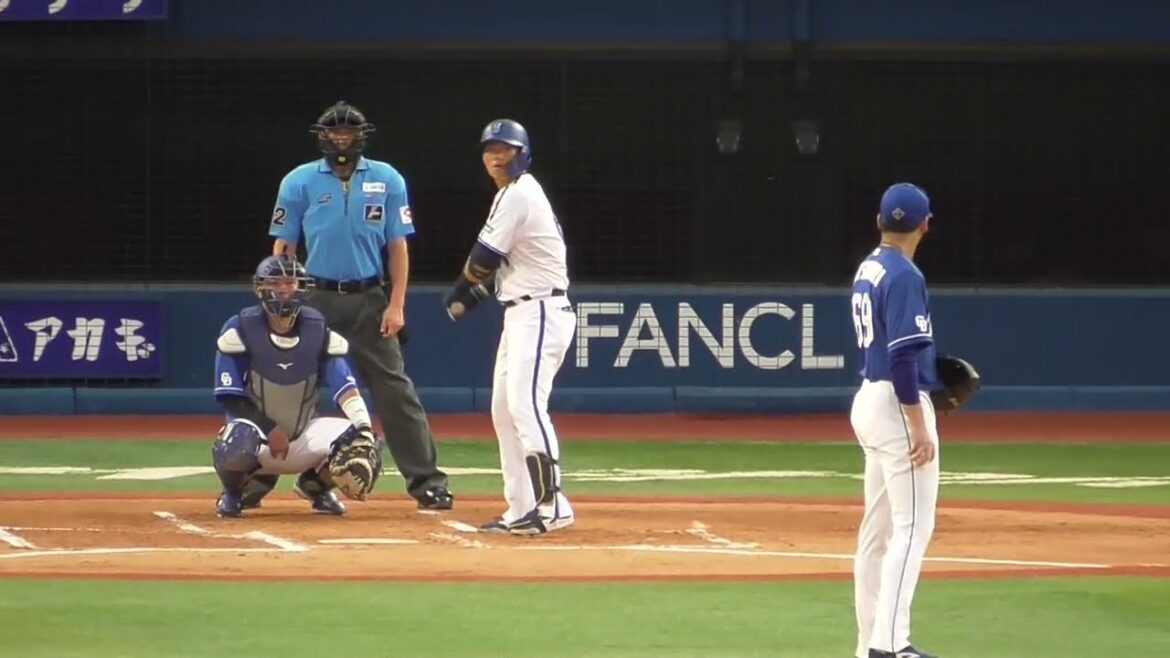 2024年8月21日 横浜DeNAー 中日・ 蝦名 達夫 選手の第1打席