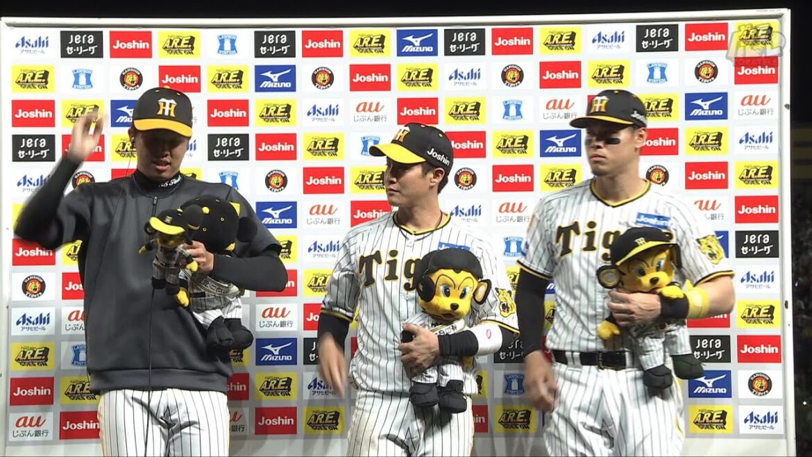 【#才木浩人 投手、#木浪聖也 選手、#佐藤輝明 選手のヒーローインタビュー、#岡田彰布 監督インタビュー】 8月31日(土) 阪神vs巨人（甲子園）