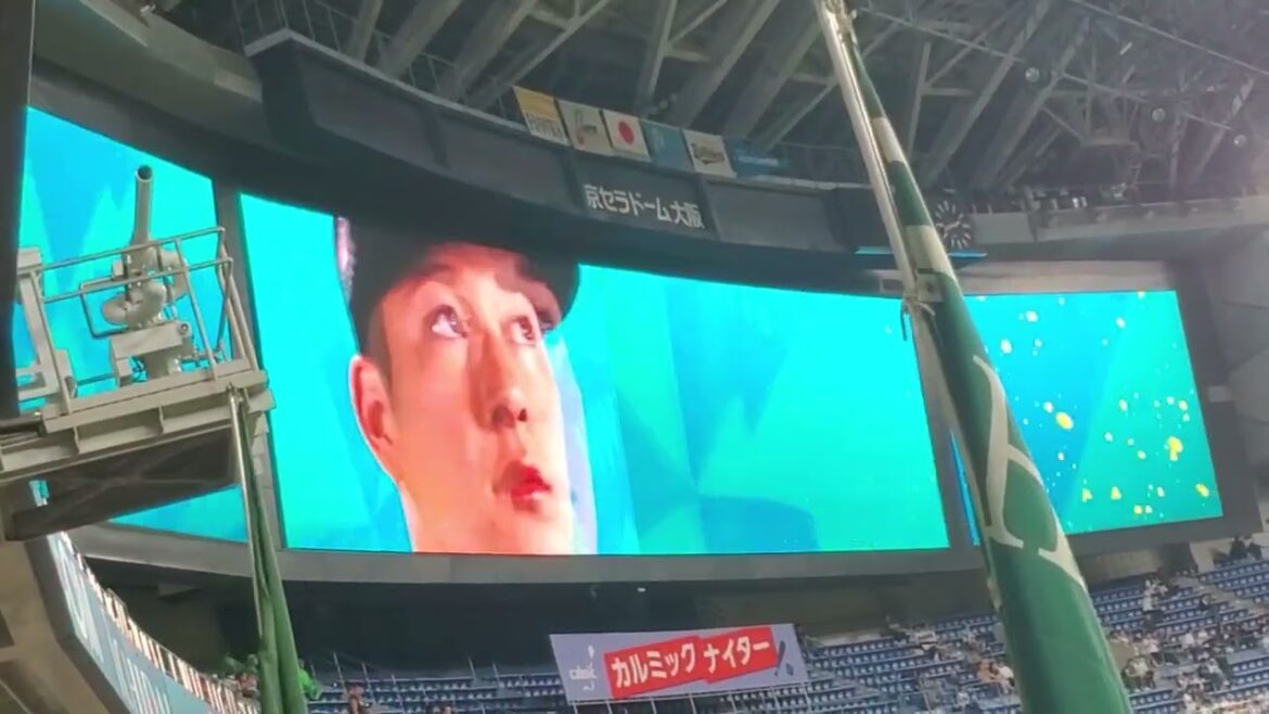 20240710　吉田輝星が登板！　9回表　ｵﾘｯｸｽ･ﾊﾞﾌｧﾛｰｽﾞ@京ｾﾗﾄﾞｰﾑ大阪･ﾚﾌﾄ外野下段