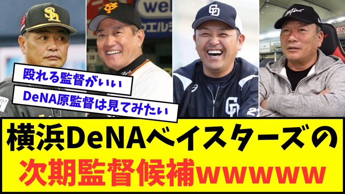 【誰や？】横浜DeNAベイスターズの次期監督候補wwwww【なんJ反応】【2chスレ】【5chスレ】【プロ野球反応集】