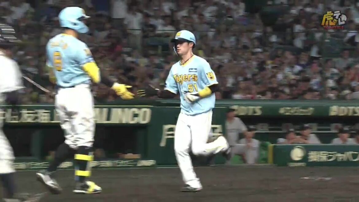 【エース撃ち】1回裏、#大山悠輔 選手がライト前に先制タイムリーヒットを放つ！【2024/9/1Ｔ－Ｇ】