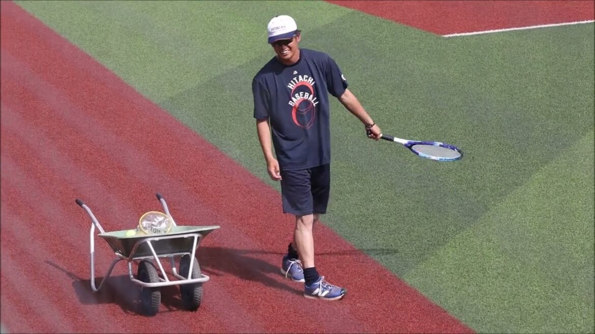桂依央利　捕手練習　日立製作所野球場　20240726