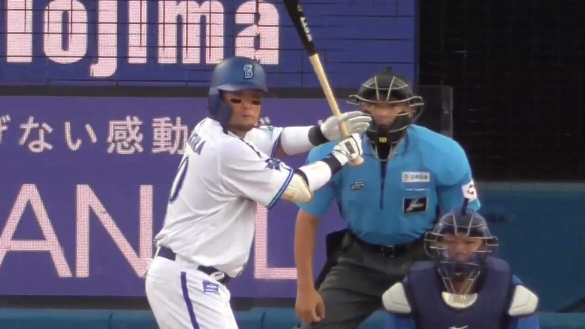 2024年8月20日 横浜DeNAー 中日・ 戸柱 恭孝 選手の第1打席