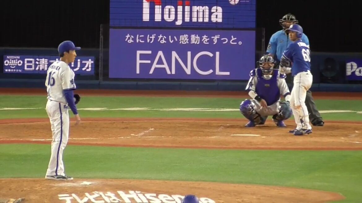 2024年8月20日 横浜DeNAー 中日・ 山本 泰寛 選手の第3打席