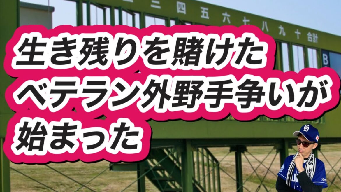 【中日ドラゴンズ】中堅ベテラン外野手で生き残るのは誰?素人なりに考えてみた 【中日ドラゴンズ】中堅ベテラン外野手で生き残るのは誰?素人なりに考えてみた