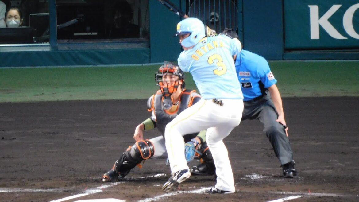 【先制は4番のバット】大山悠輔 難敵菅野相手に先制タイムリー