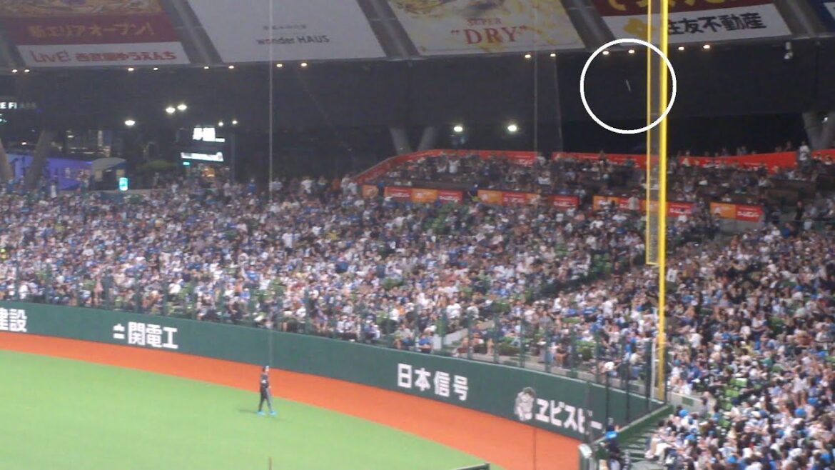 西武 西川愛也 2ランホームラン 第4号　西武 vs 日本ハム　2024年9月1日(日) ベルーナドーム