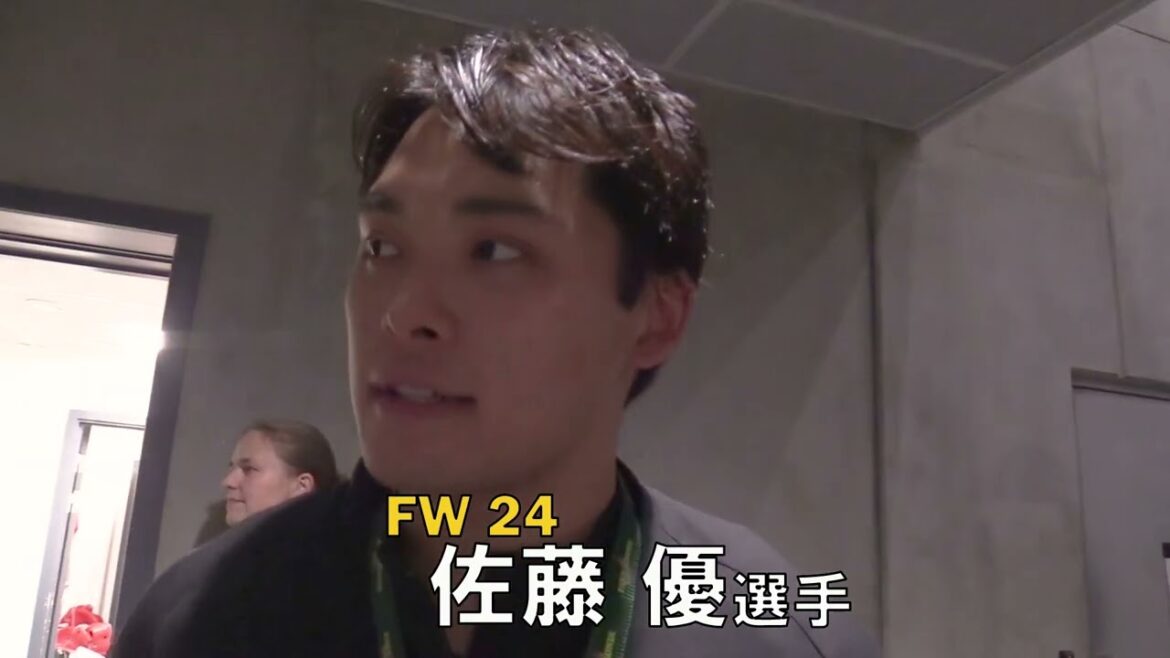 #アイスホッケー　2026ミラノ・コルティナダンペッツォ冬季五輪最終予選　日本代表「佐藤優選手」日本対デンマーク戦・試合後インタビュー