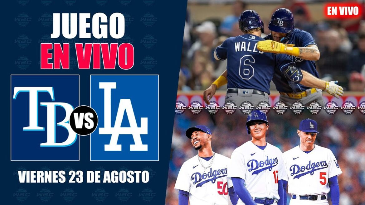 🔴 EN VIVO: Rays vs. Dodgers Juego 1 (23/08/2024) | MLB LIVE