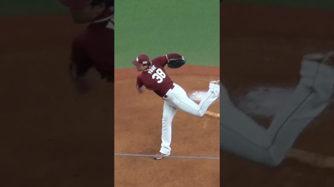 弓削 隼人　高身長（193cm）左腕　#東北楽天ゴールデンイーグルス #shorts