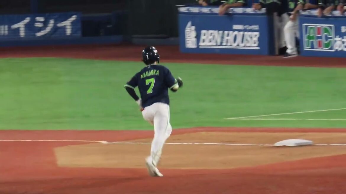 【今日2本目】長岡秀樹勝ち越しホームラン　横浜DeNAベイスターズ戦